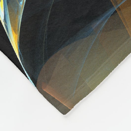 Pinrad Abstracte kunst Fleece Deken (Hoek)