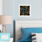 Pinrad Abstracte kunst Folie Afdrukken (Insitu (Slaapkamer))