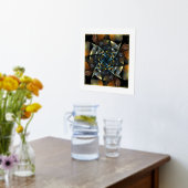 Pinrad Abstracte kunst Folie Afdrukken (Laag (Keuken))