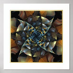 Pinrad Abstracte kunst Folie Afdrukken