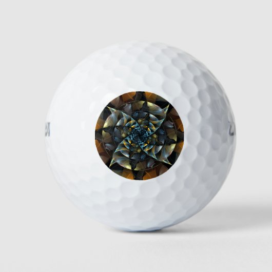 Pinrad Abstracte kunst Golfballen (Voorkant)