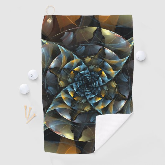 Pinrad Abstracte kunst Golfhanddoek (Insitu)