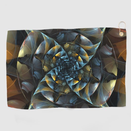 Pinrad Abstracte kunst Golfhanddoek (Horizontaal)