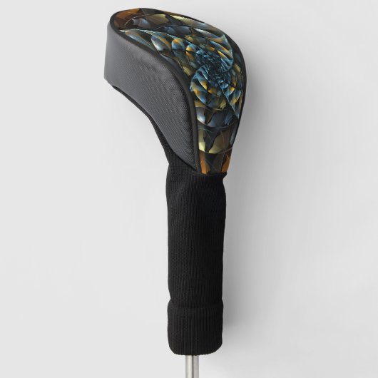 Pinrad Abstracte kunst Golfheadcover (Schuin)