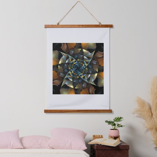 Pinrad Abstracte kunst Hangend Wandkleed (Slaapkamer)