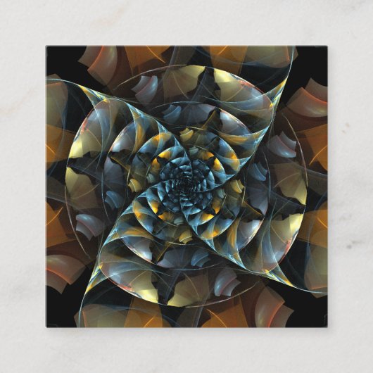 Pinrad Abstracte kunst Informatiekaartje (Voorkant)