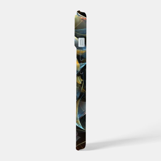 Pinrad Abstracte kunst iPhone 15 Case (Linkerkant)