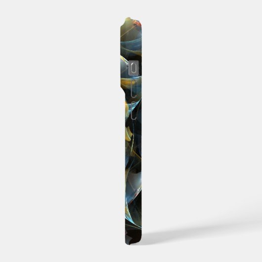 Pinrad Abstracte kunst iPhone Hoesje (Linkerkant)