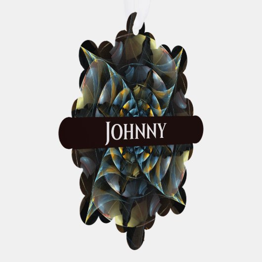 Pinrad Abstracte kunst Ornament Kaart (Rechts)