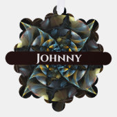 Pinrad Abstracte kunst Ornament Kaart (Voorkant)