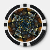 Pinrad Abstracte kunst Poker Chips (Voorkant)