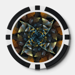 Pinrad Abstracte kunst Poker Chips