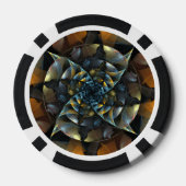 Pinrad Abstracte kunst Poker Chips (Achterkant)