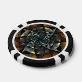 Pinrad Abstracte kunst Poker Chips (Enkel)