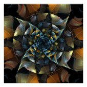 Pinrad Abstracte kunst Poster (Voorkant)