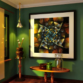 Pinrad Abstracte kunst Poster