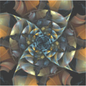 Pinrad Abstracte kunst Sticker (Voorkant)