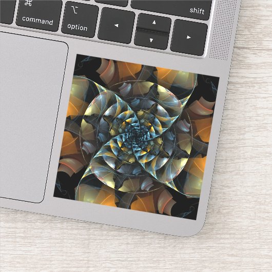 Pinrad Abstracte kunst Sticker (Detail)