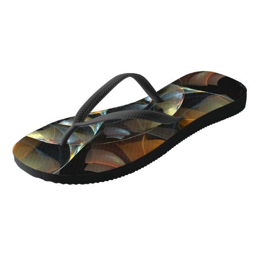 Pinrad Abstracte kunst Teenslippers (Schuin)