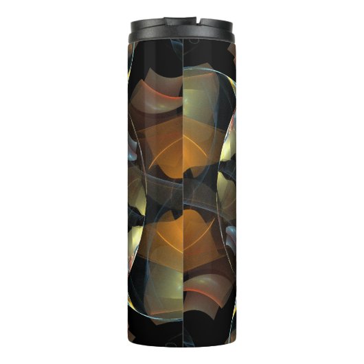 Pinrad Abstracte kunst Thermosbeker (Achterkant)