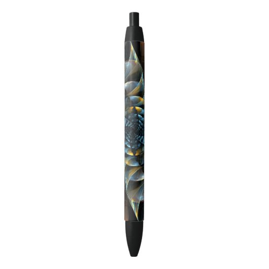 Pinrad Abstracte kunst Zwarte Inkt Pen (Voorkant Verticaal)
