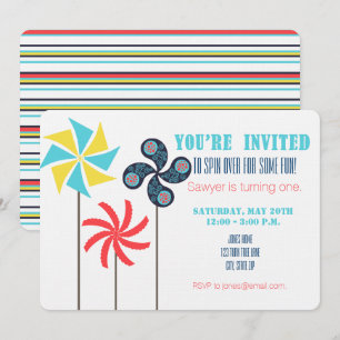 Pinrad Birthday Invitation {Carnaval} Kaart