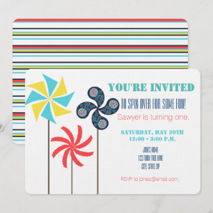 Pinrad Birthday Invitation {Carnaval} Kaart