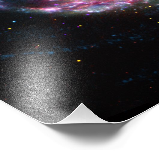 Pinrad Galaxy Spiral Space Foto Afdruk (Hoek)