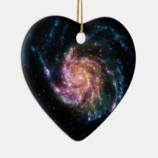 Pinrad Galaxy Spiral Space Keramisch Ornament (Rechts)