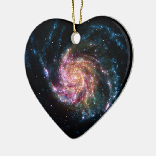 Pinrad Galaxy Spiral Space Keramisch Ornament (Links)