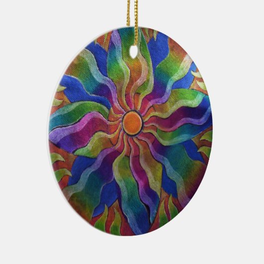 Pinrad Mandala Ornament (Rechts)