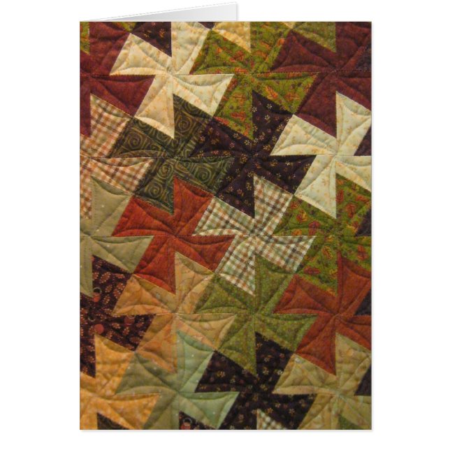 Pinrad Quilt Blank Card (Voorkant)