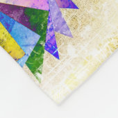 Pinrad Quilt Pattern Fleece Deken (Hoek)