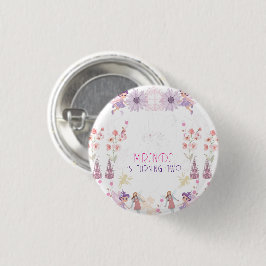 Pins con diseño de Hadas Ronde Button 3,2 Cm