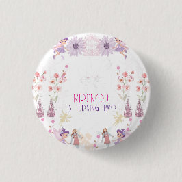 Pins con diseño de Hadas Ronde Button 3,2 Cm