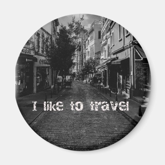 Pin's I like travel Magneet (Voorkant)