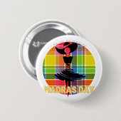 PINS LOGO MADRAS DAY RONDE BUTTON 5,7 CM (Voorkant /achterkant)