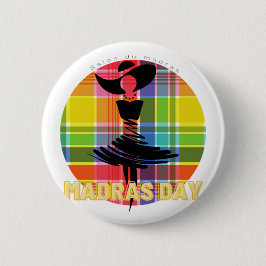 PINS LOGO MADRAS DAY RONDE BUTTON 5,7 CM