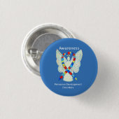 Pins met een laag lintgewicht (Pervasive Developme Ronde Button 3,2 Cm (Voorkant /achterkant)