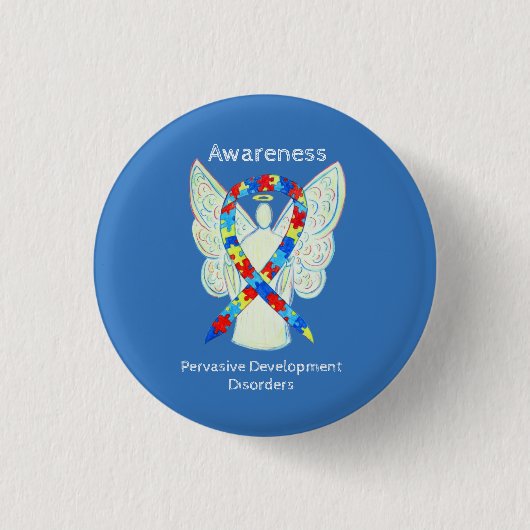 Pins met een laag lintgewicht (Pervasive Developme Ronde Button 3,2 Cm (Voorkant)
