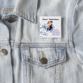 Pins van de Bridal Wedding Shower Vierkante Button 5,1 Cm (In situ)