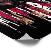 Pinscher Amerikaanse Vlag USA Geweldige Poster (Hoek)