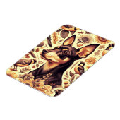  Pinscher Illustratie Magneet (Linkerzijde)
