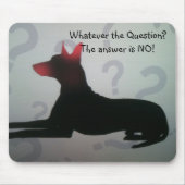 PINSCHER PROBLEM MOUSEPAD MUISMAT (Voorkant)