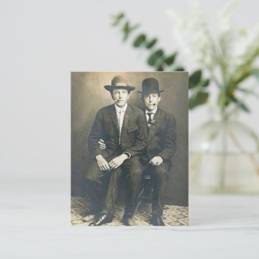 Pinstripe Boys Briefkaart (Staand voorkant)