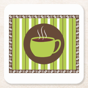 Pinstripe Coffee Kartonnen Onderzetters