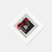 PinStripe-feestdag Servet (Hoek)