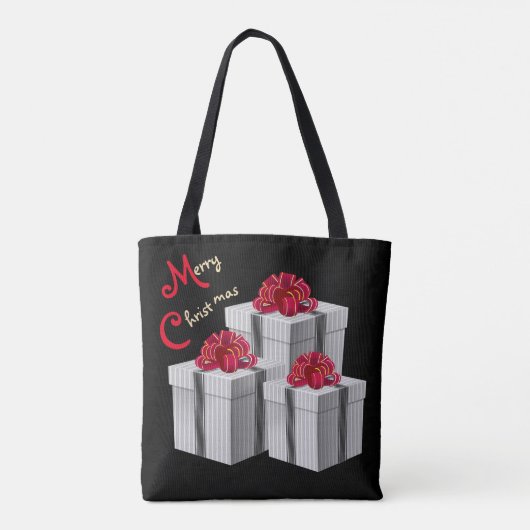 PinStripe-feestdag Tote Bag (Achterkant)