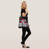 PinStripe-feestdag Tote Bag (Op model)