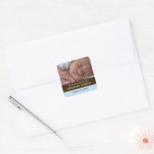 Pinstripe lint Baby Bericht Sticker (Envelop)